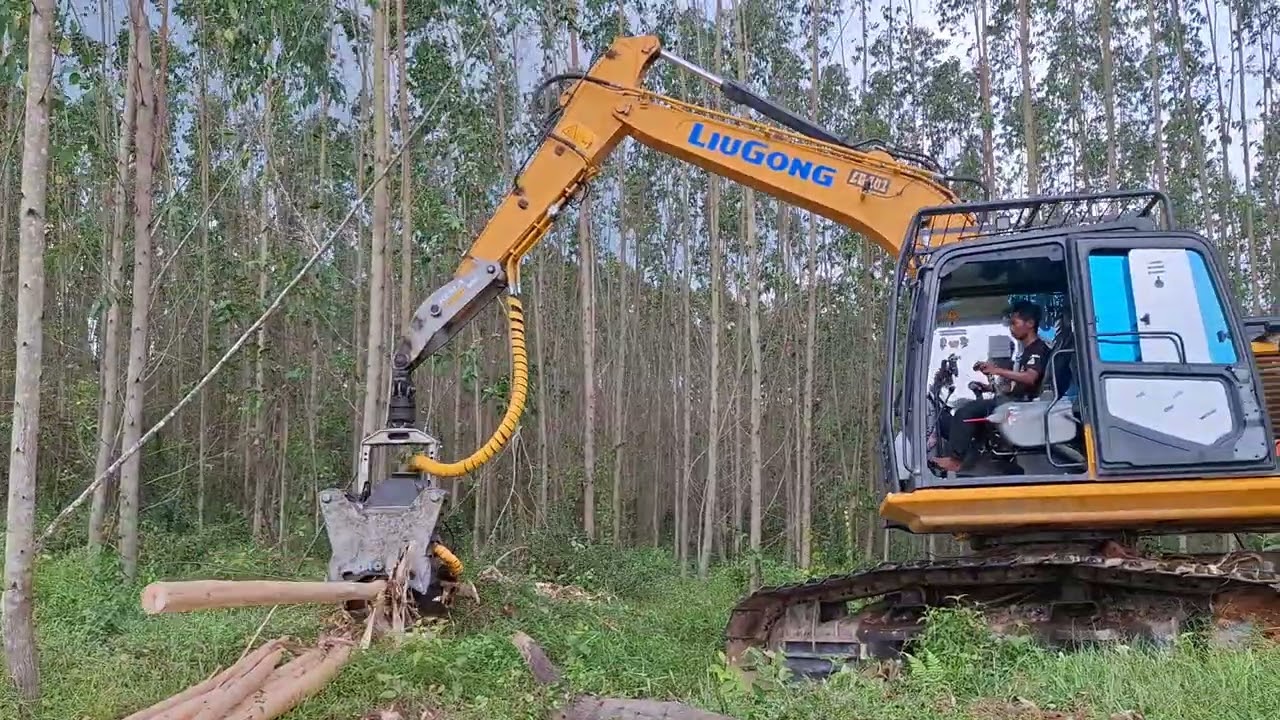KESLA 19RH-III twinAX (blade) on LIUGONG 912E FM in action (+628117536699)