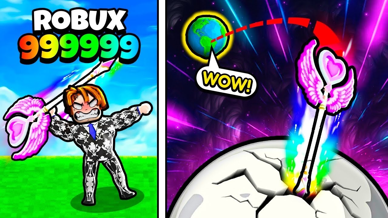 RESULTADO DE EVOLUIR UMA LANÇA COM ROBUX INFINITO NO ROBLOX
