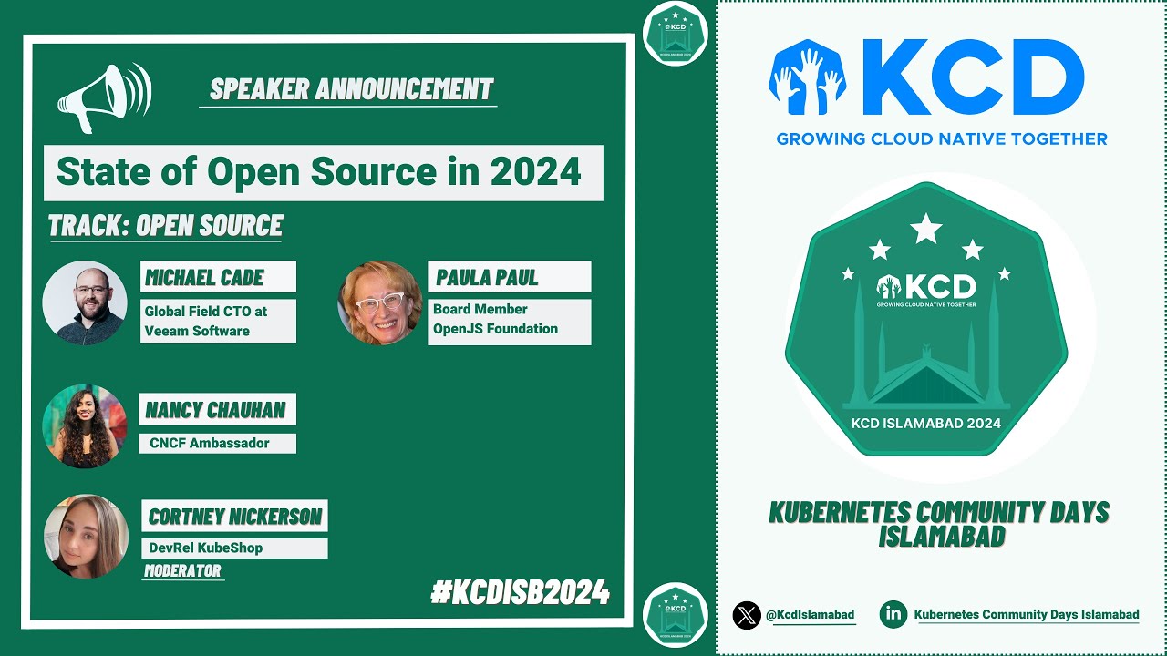 State of Open Source in 2024 - Paula Pual, Nancy Chauhan, Michael Cade, Cortney Nickerson