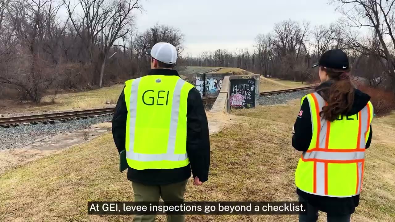 #TeamGEI's Levee Risk Inspections