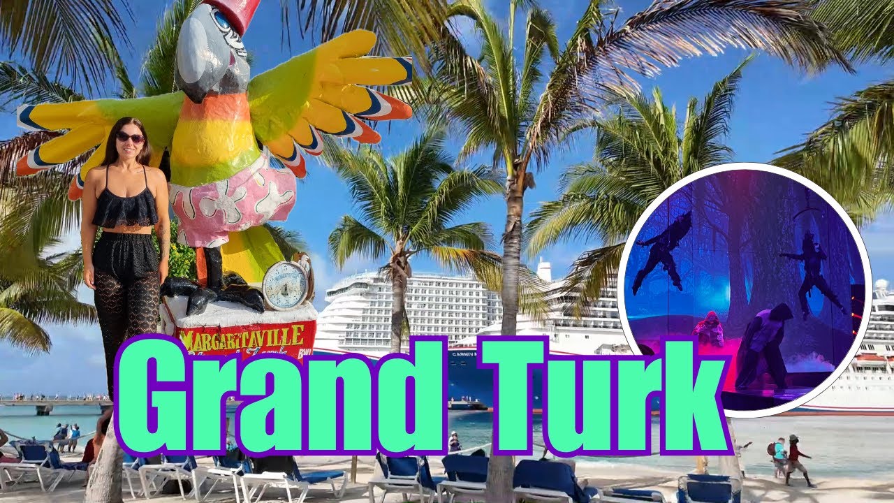 GRAND TURK 🌴 | Carnival Mardi Gras Cruise | Beach Day | Amazing Shows! April 2024