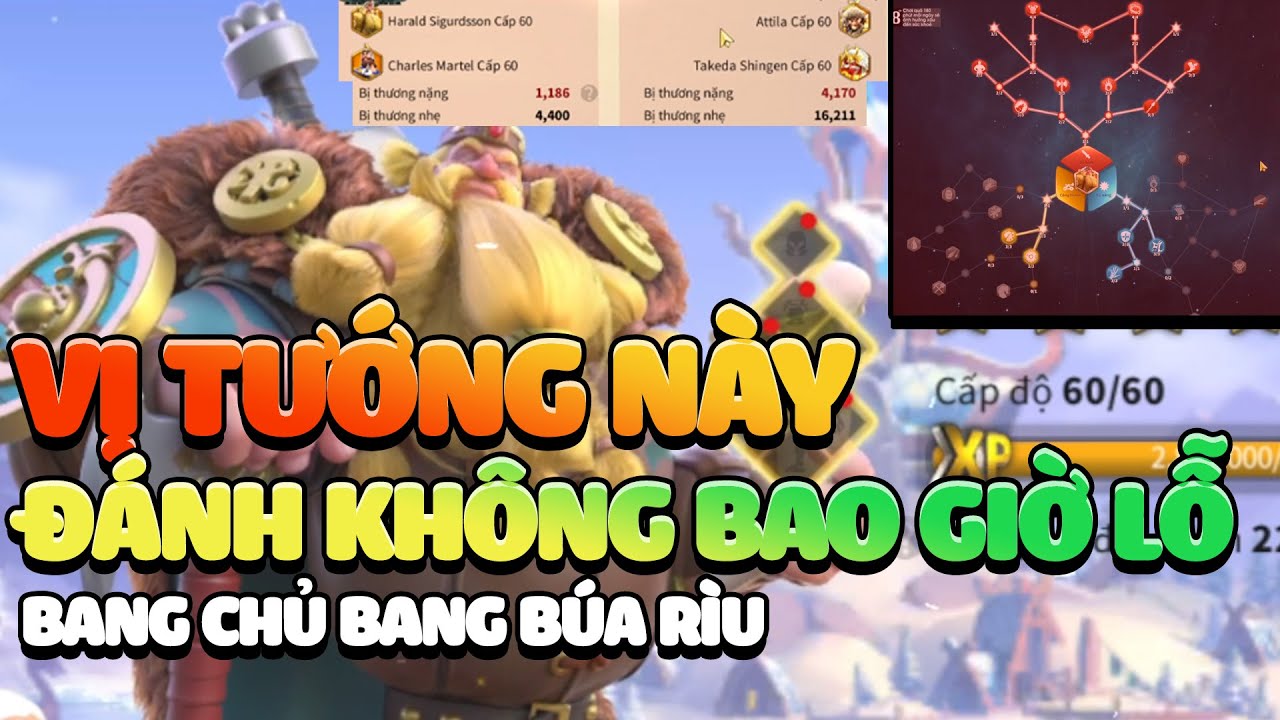 HARALD Vị Tướng Bộ Binh Độc Nhất Trong Rise of Kingdoms Đ&aacute;nh Kh&ocirc;ng Bao Giờ Lỗ - Hướng Dẫn Sử Dụng