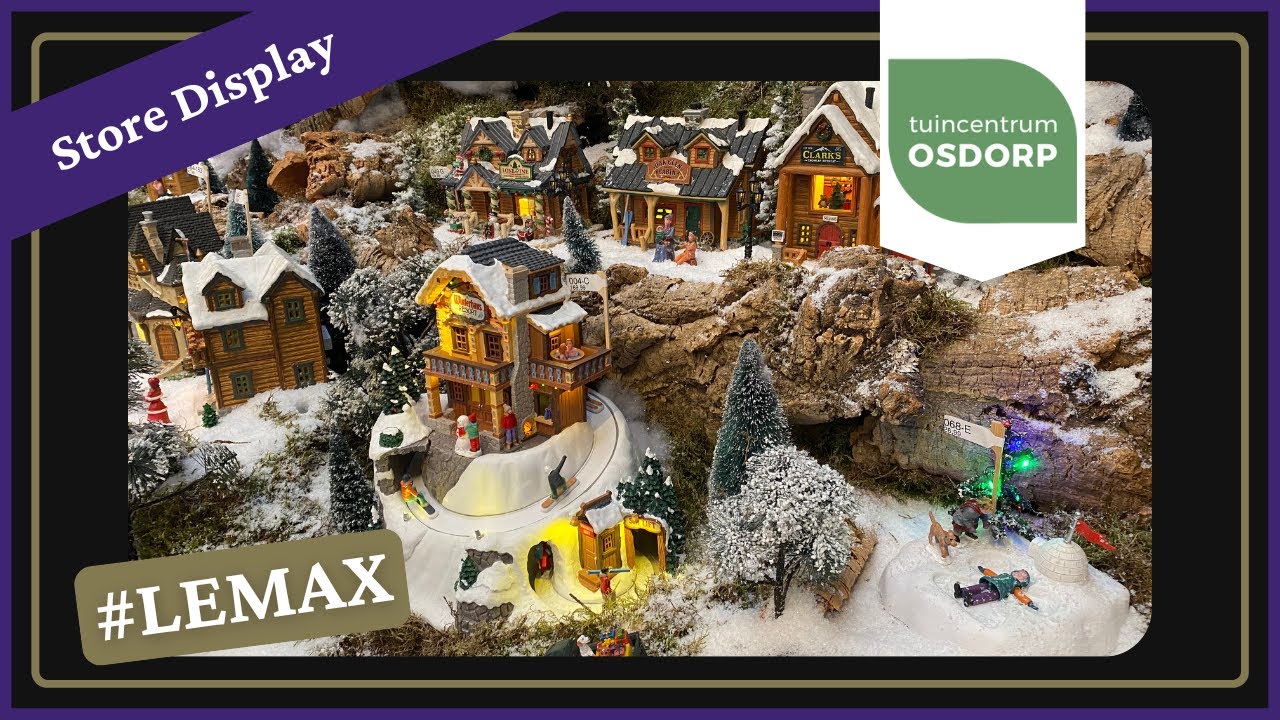 Lemax Christmas Village 2021 Store Display | Osdorp