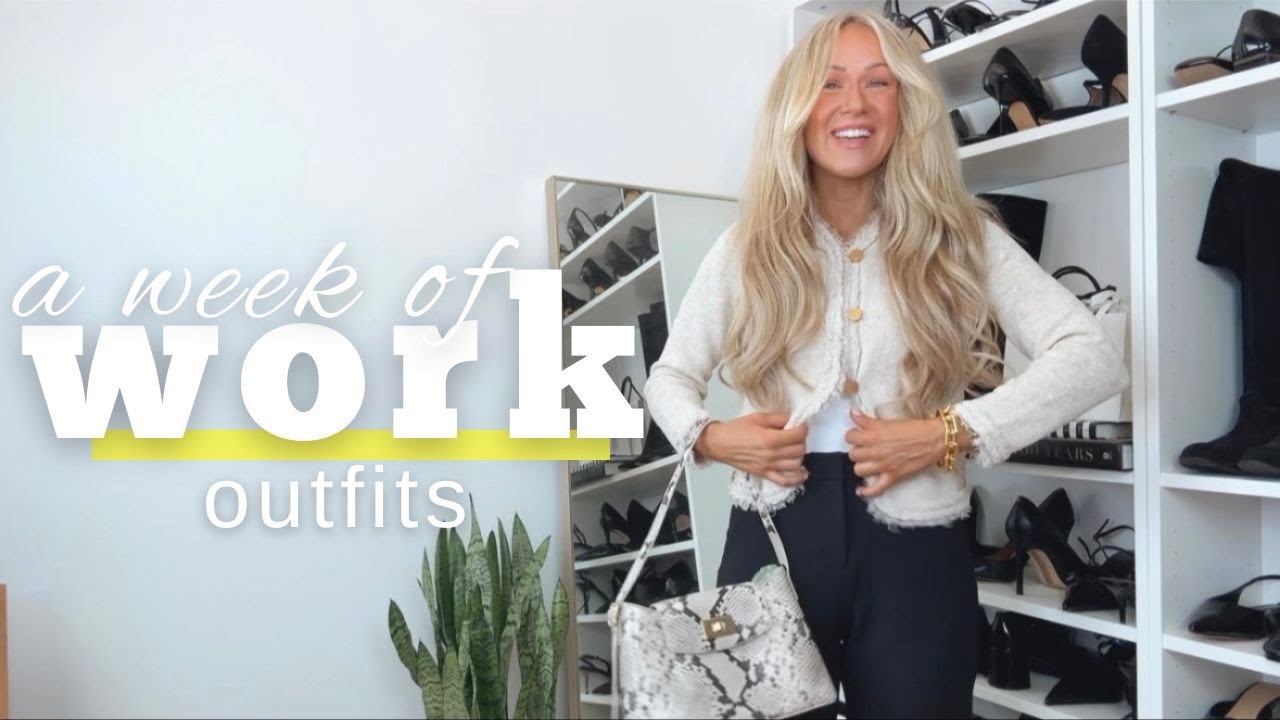 WHAT I WORE TO WORK 💼 | Business Casual Outfit Ideas Fall 2024