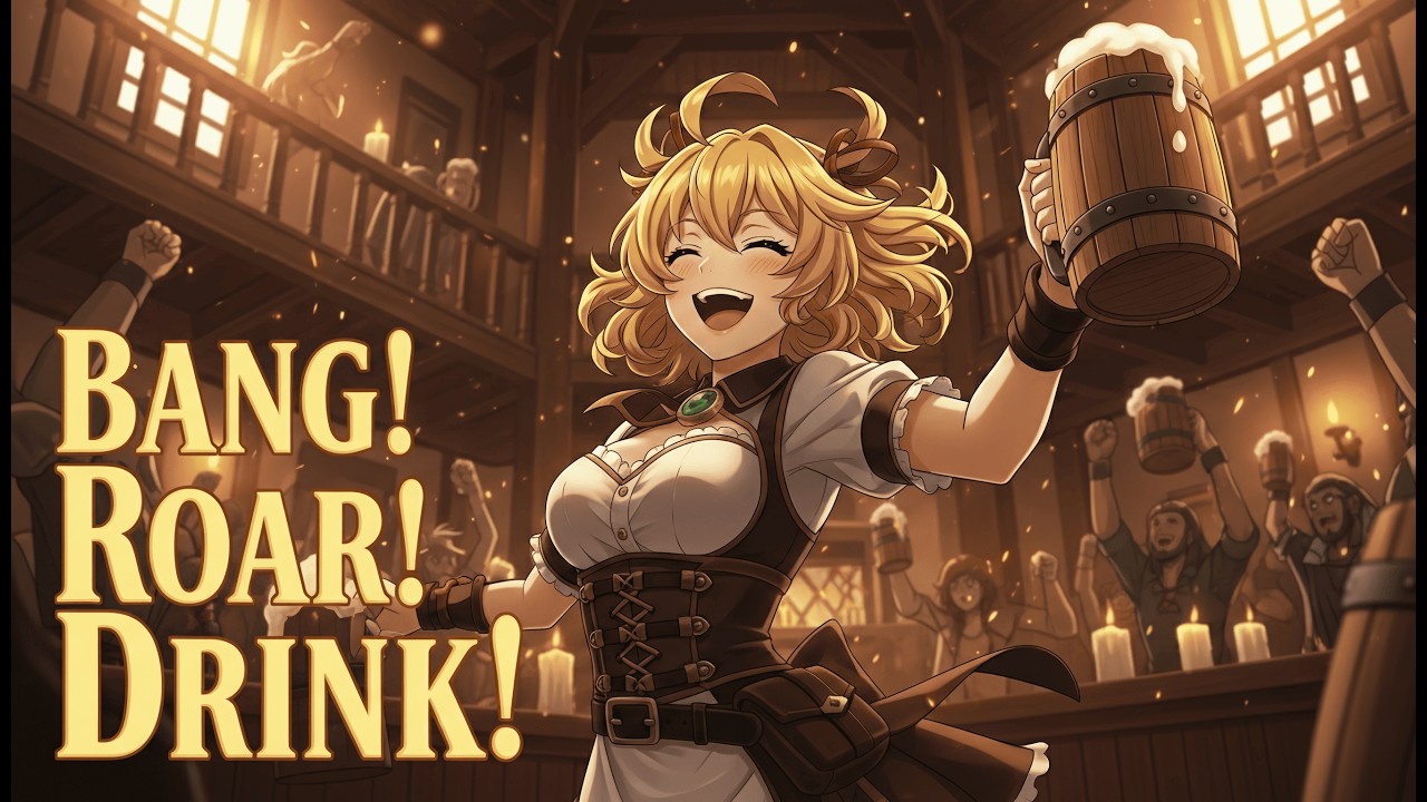 Medieval Tavern Song - Bang! Roar! Drink! [Fantasy Folk for D&D]