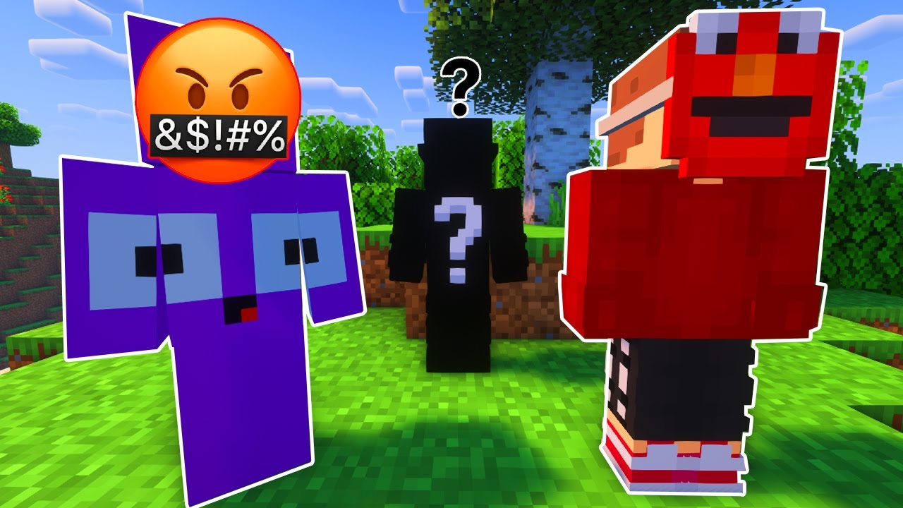 Ele me irritou MUITO nesse adivinhe quem do minecraft......