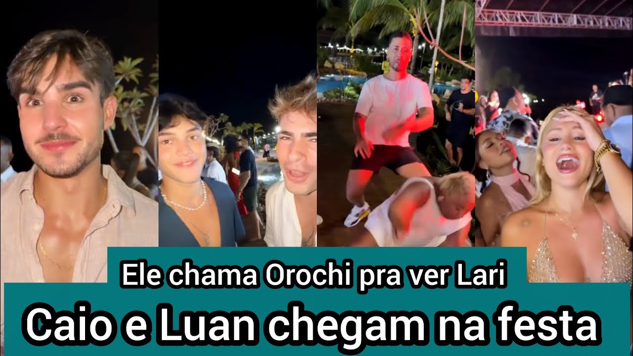 Carlinhos Maia aconselha Caio e Luan a viverem o amor sem violência - Chama Orochi pra ver Lari 