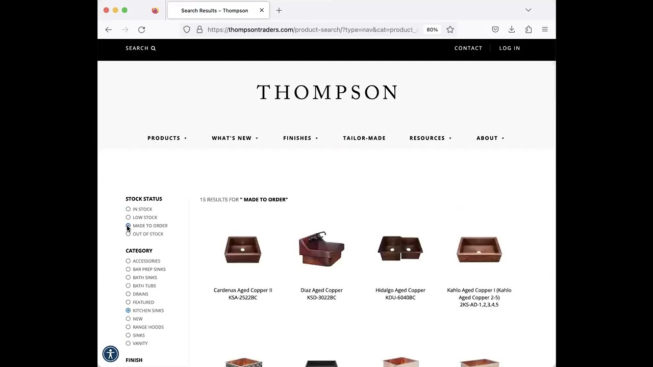 Checking Stock Status is Easy with Thompson