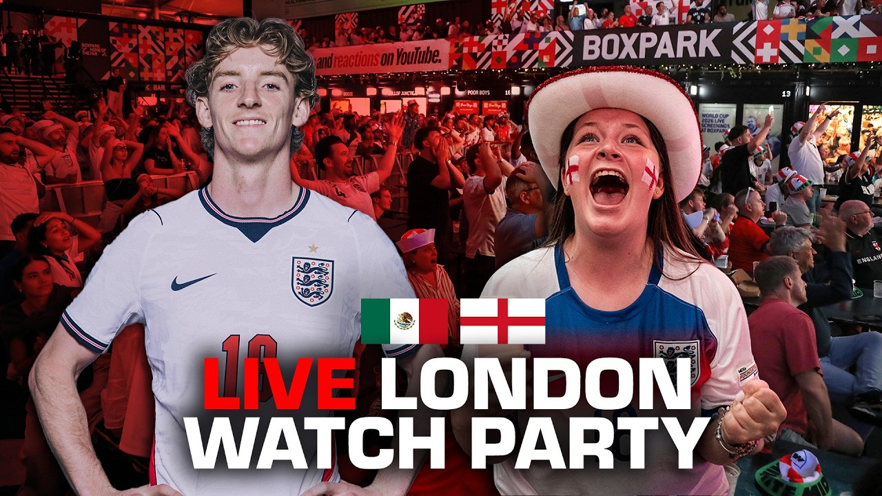 🔴 LIVE: Fans in London watch Mexico vs. England in the Round of 16 at the World Cup | ESPN FC