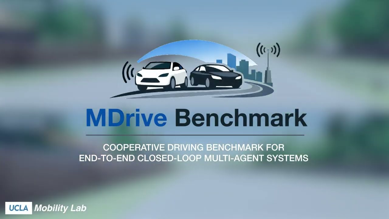MDrive Benchmark: Cooperative Driving Benchmark for End-to-End Closed-Loop Multi-Agent Systems