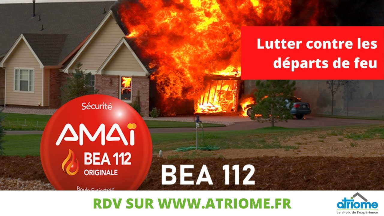 BOULE EXTINCTEUR AUTOMATIQUE BEA 112 : ANTI-FEU, LUTTE CONTRE LES DEPARTS DE FEU - ATRIOME.FR