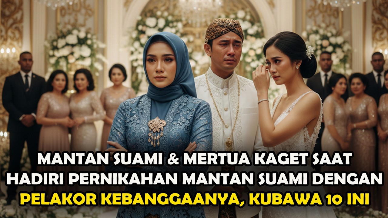 KUBAWA 10 AJUDAN !! SAAT MANTAN SUAMI MENIKAH DENGAN PELAKOR KEBANGGAANNYA #drama #novelromantis