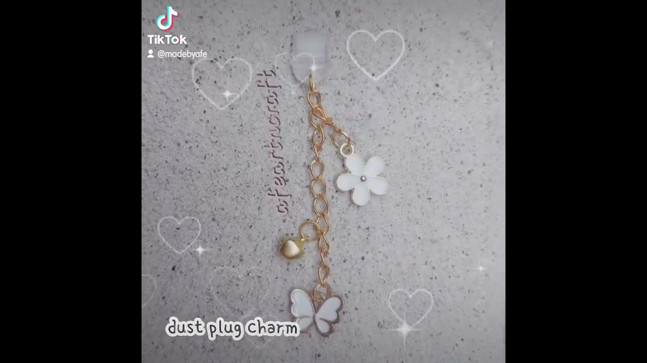dust plug enamel charm for phone