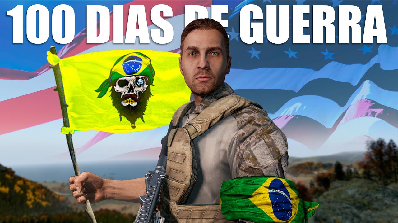 100 Dias de Guerra: O Grupo de BR que DESTRUIU as Maiores FACÇÕES GRINGAS do DayZ