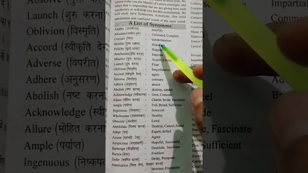 airforce exam ke liye synonyms 👈👈