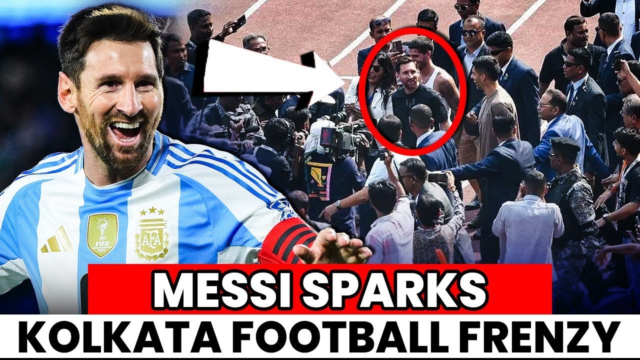 India Goes Crazy! Lionel Messi Arrives in Kolkata to Massive Fan Frenzy