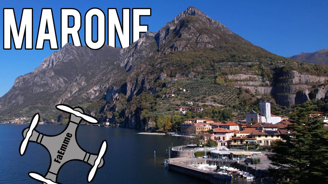 Lungolago Marone - Lago d'Iseo &ndash; Drone 4K