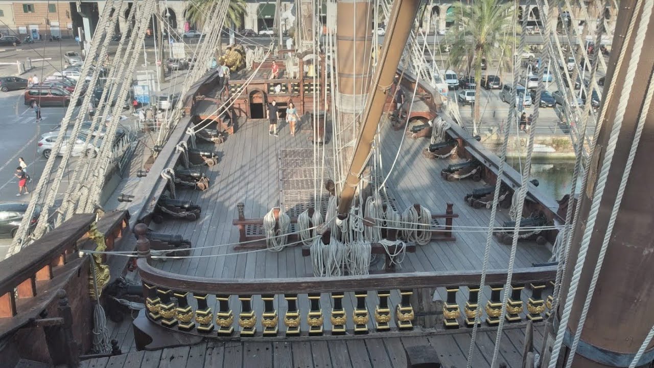 #Vlog Dentro un Galeone🦜 Pirata 🏴‍☠️ #Genova