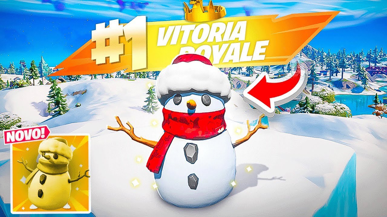 VENCI A PARTIDA USANDO ESSE BONECO DE NEVE DO COMECO AO FIM!
