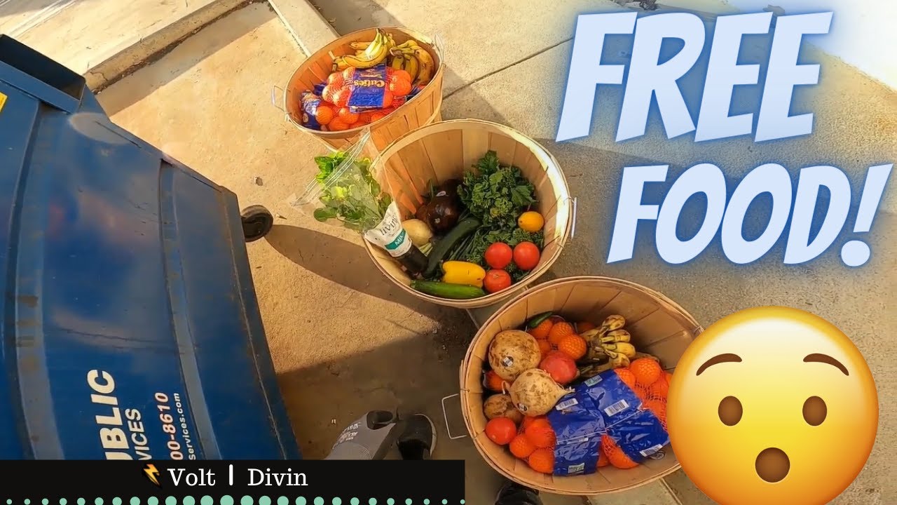 Dumpster Diving For Free Food There Were So Many Potatoes!!! S1E91
