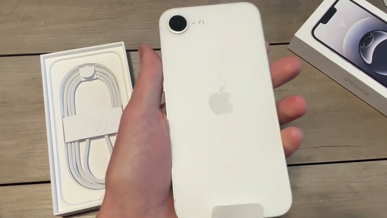 iPhone 16e White Unboxing