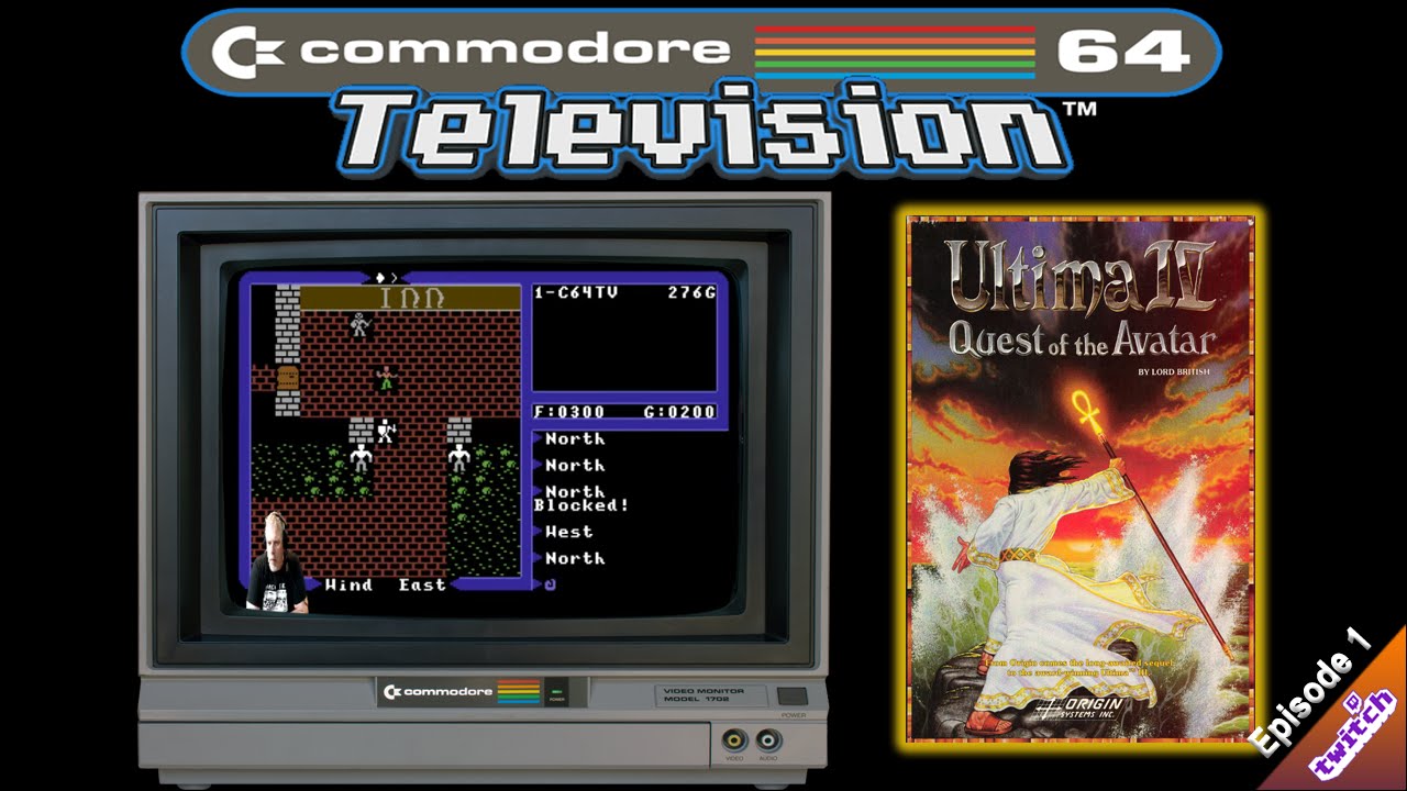 🌟 C64 Television! 🌟 【ᴴᴰ】 Ultima 4:Quest of the Avatar REMASTERED (Episode 1)