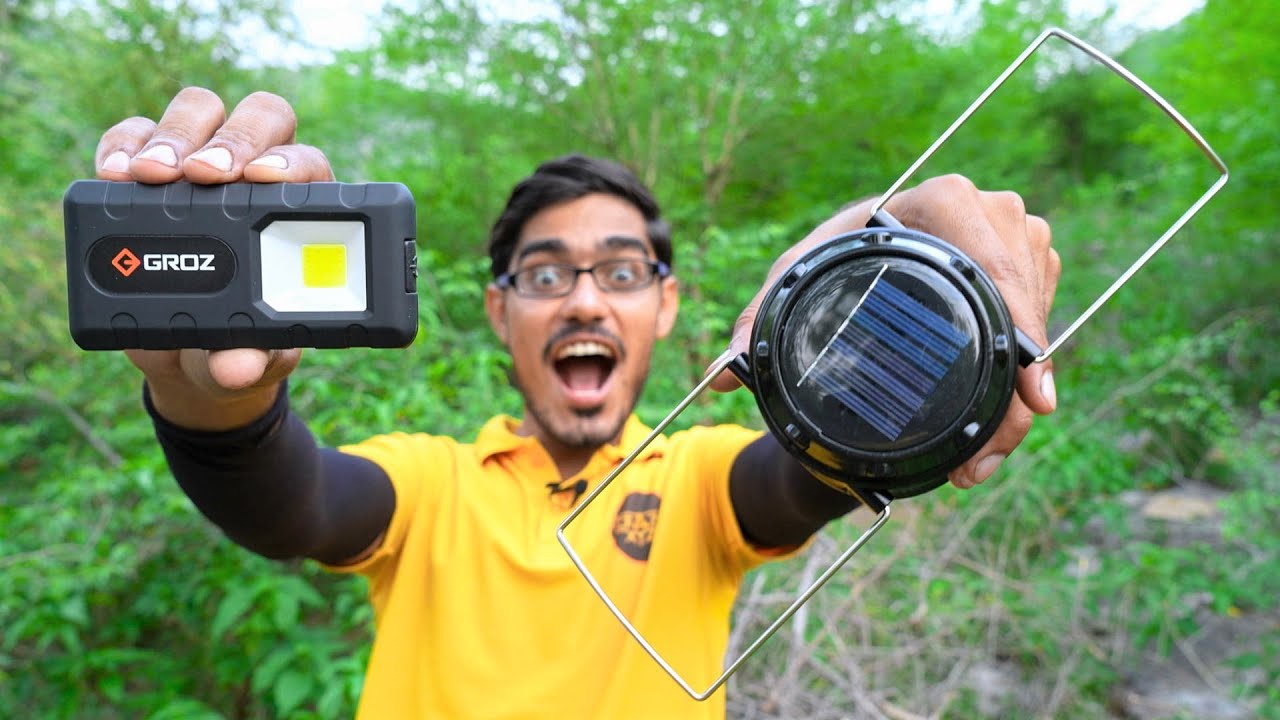 Camping Gadgets Part-2 | रात में ये चीज़े आपके बहुत काम आएंगी | Night Camp in Jungle