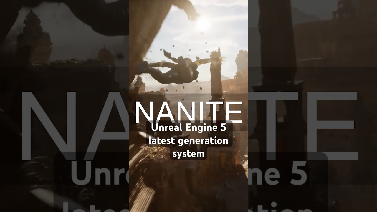 Unreal Nanite Explained in 60 Secounds #ue5 #nanite #gameoptimization