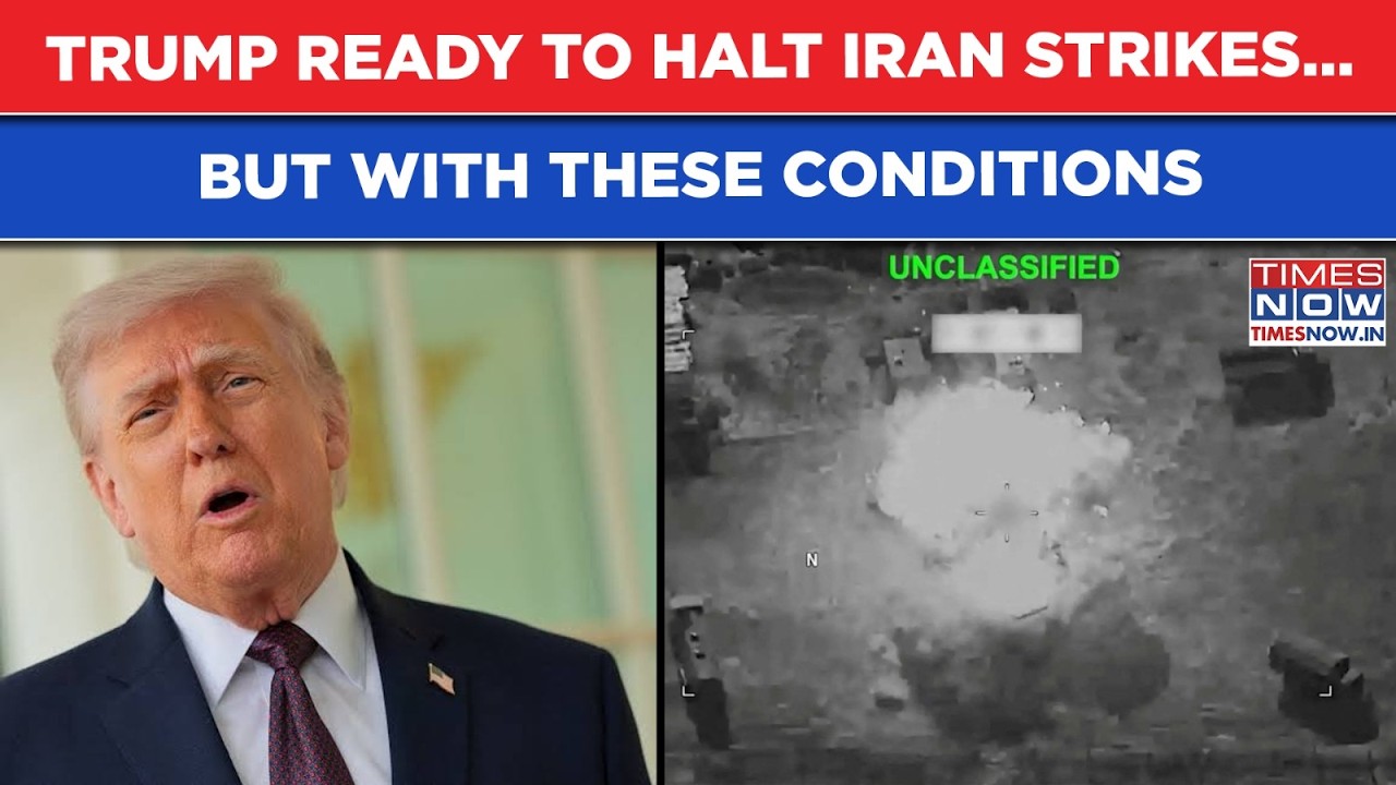 IRAN WAR: Trump Ready To Halt Strike&hellip;But With These Conditions | BIG MIDDLE EAST BOMBSHELL