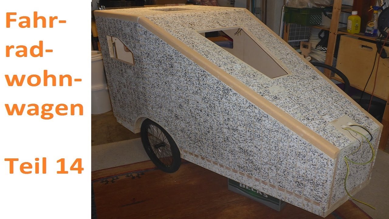 Fahrradwohnwagen #14 I Korpus leimen.