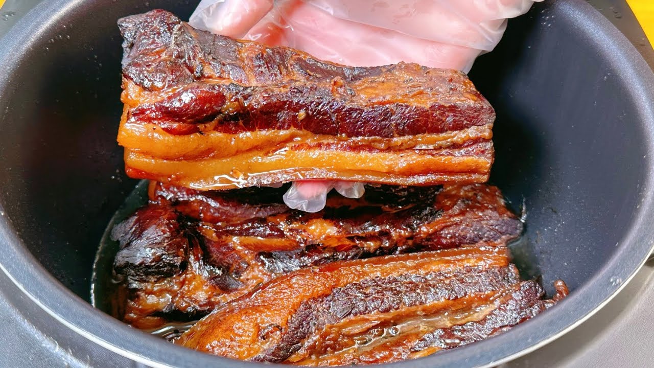 Лучший способ приготовить свиную грудинку с соусом ❗😋 Простой китайский рецепт закуски из свиной