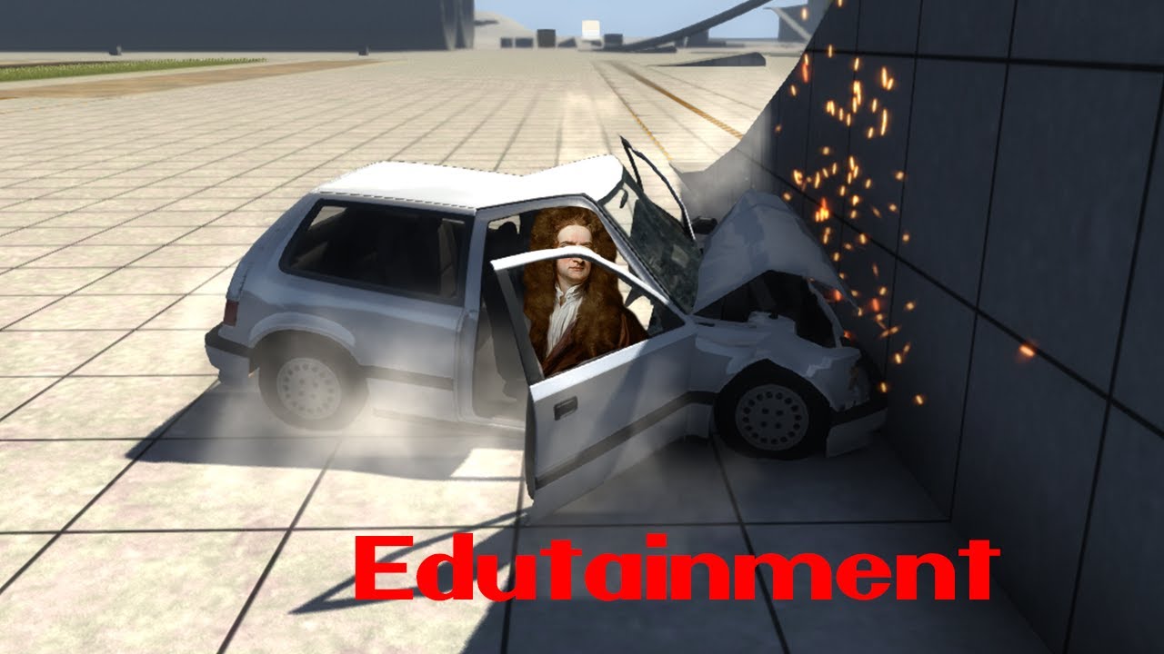 What Happens in a Car Crash? (Newtons Three Laws)