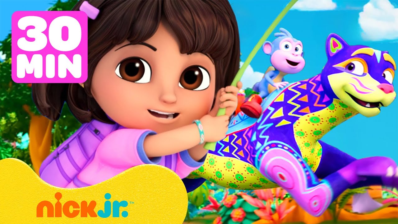BRANDNEUER action-geladener Dora-Marathon! 30-Minuten-Compilation | Nick Jr. Deutschland