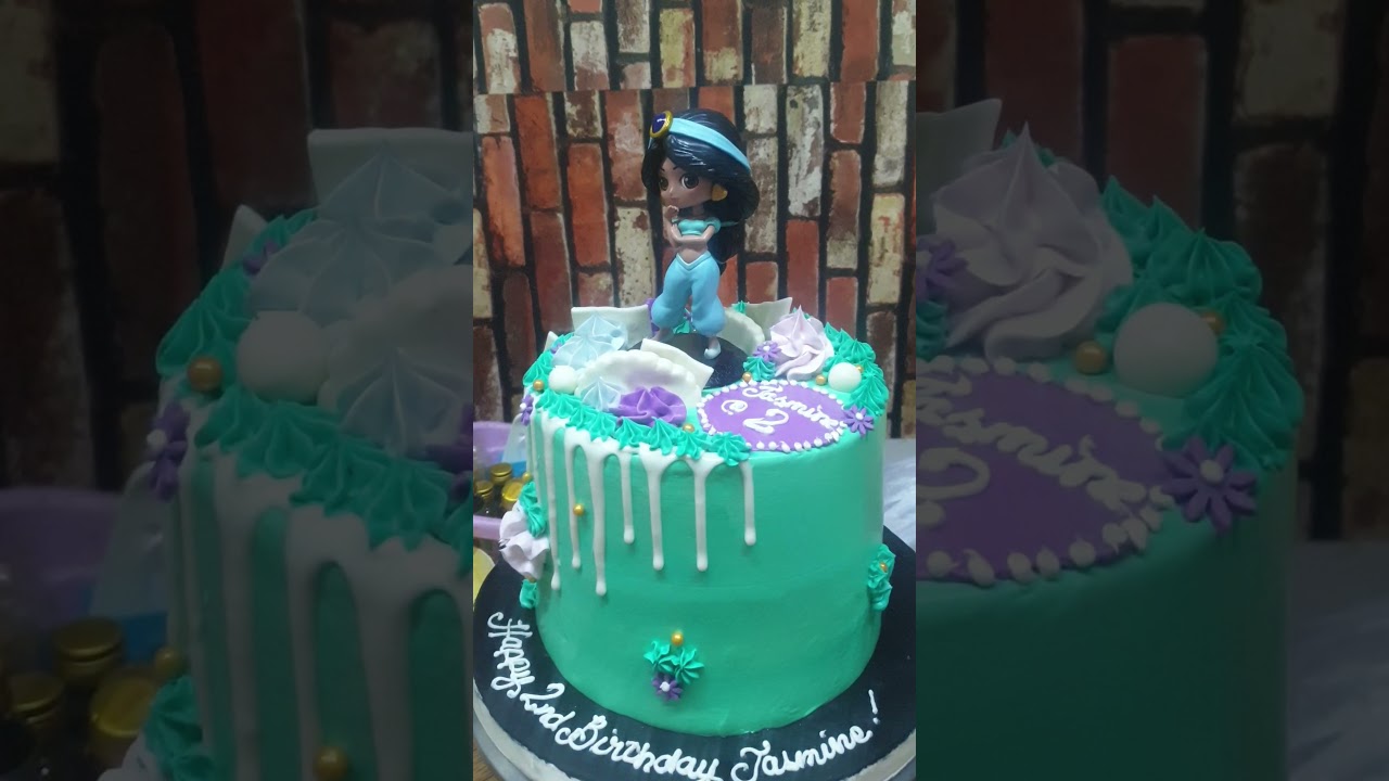 DISNEY PRINCESS JASMINE THEME CAKE 