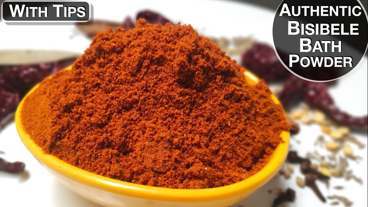 How to make - Traditional Bisi Bele Bath Powder Recipe @ Home Bisibelebath Powder / Pudi In Kannada