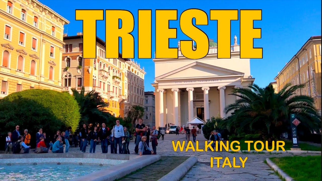ITALY - TRIESTE WALKING TOUR, OCTOBER 2023, 4K 60FPS