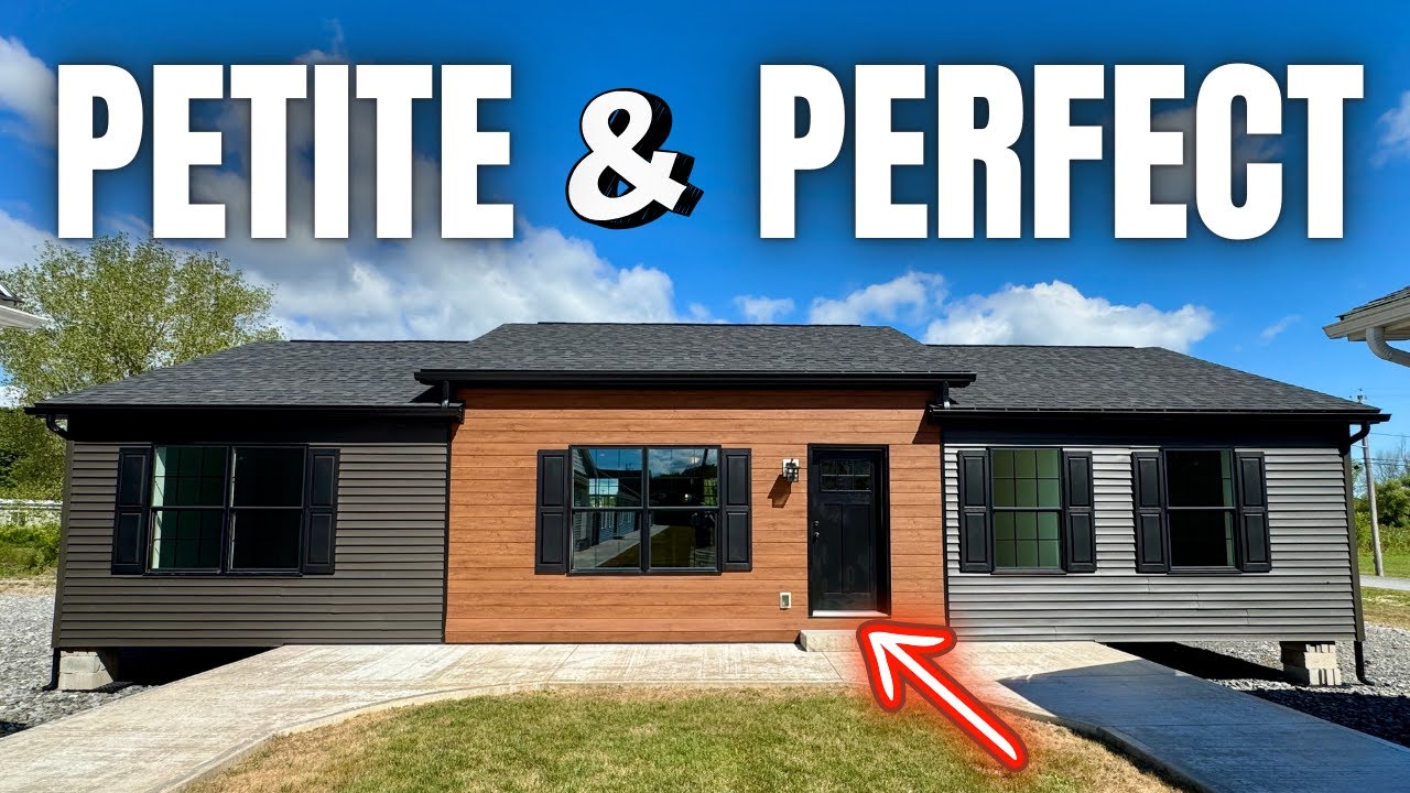 SMALLER modular home but OH MY GOSH it's WONDERFUL! Prefab House Tour