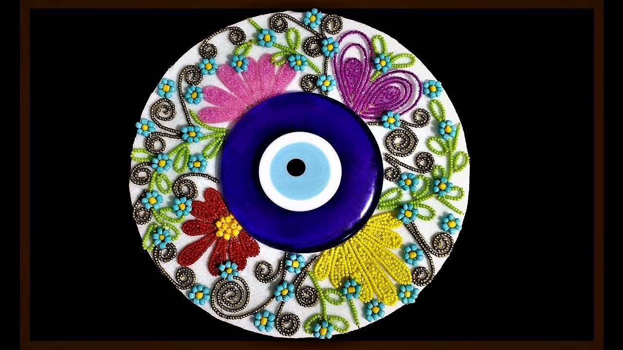 Evdeki boncukları ne yapsam diye düşünenler buraya buyurun🧿Sümeyra'nın tasarımları😉