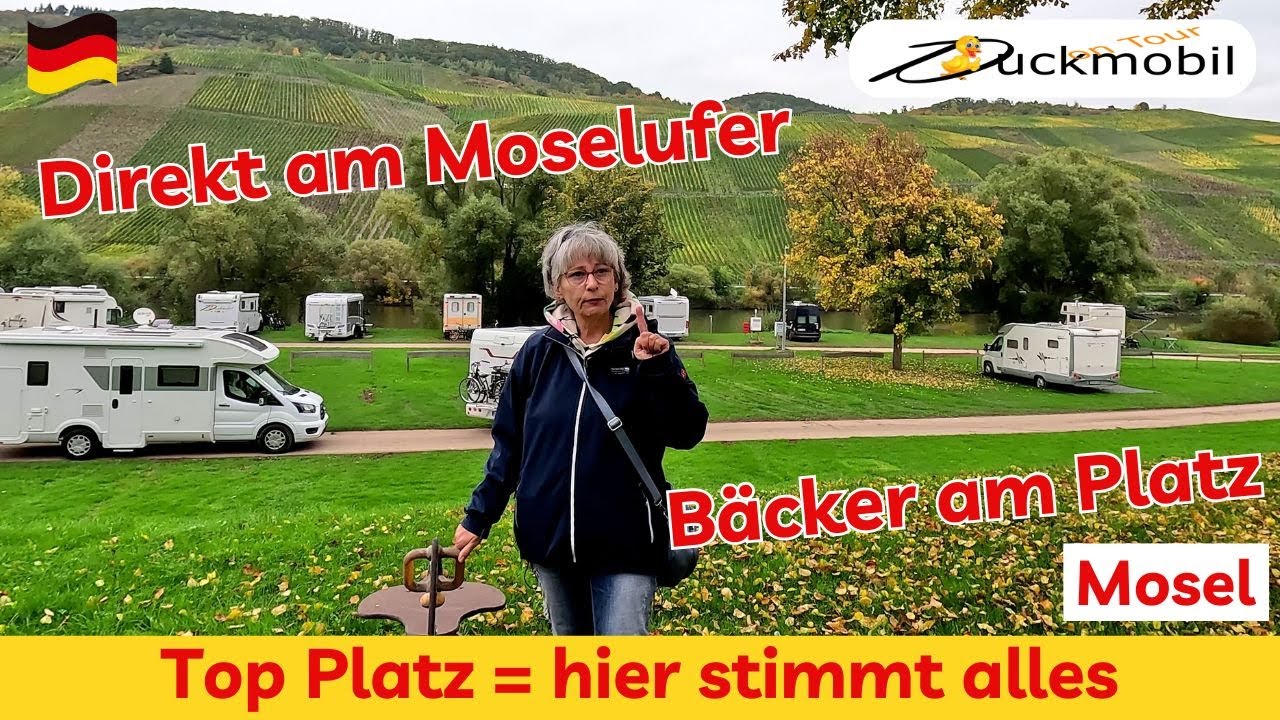 Wohnmobilstellplatz Lösnich direkt am Moselufer - unkompliziert und günstig