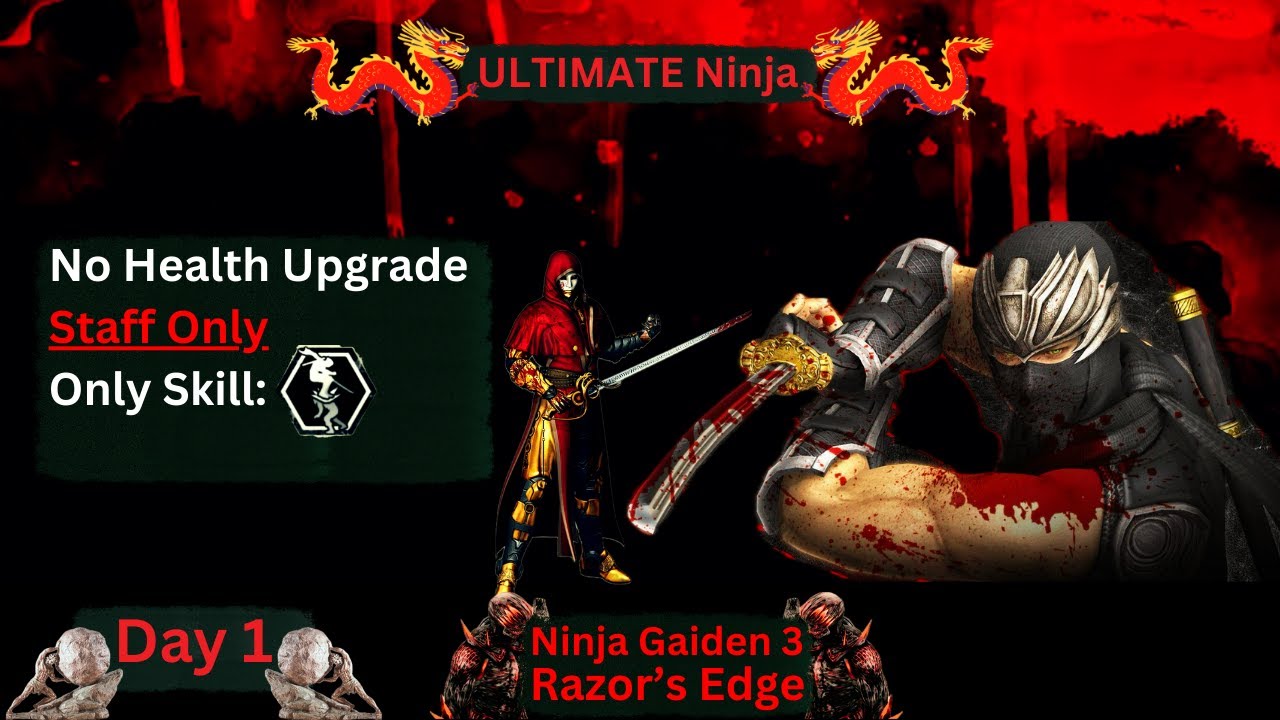ULTIMATE Ninja Gaiden 3 RE: Lunar Staff ASAP Only Day 1 - RIP SOB & FS