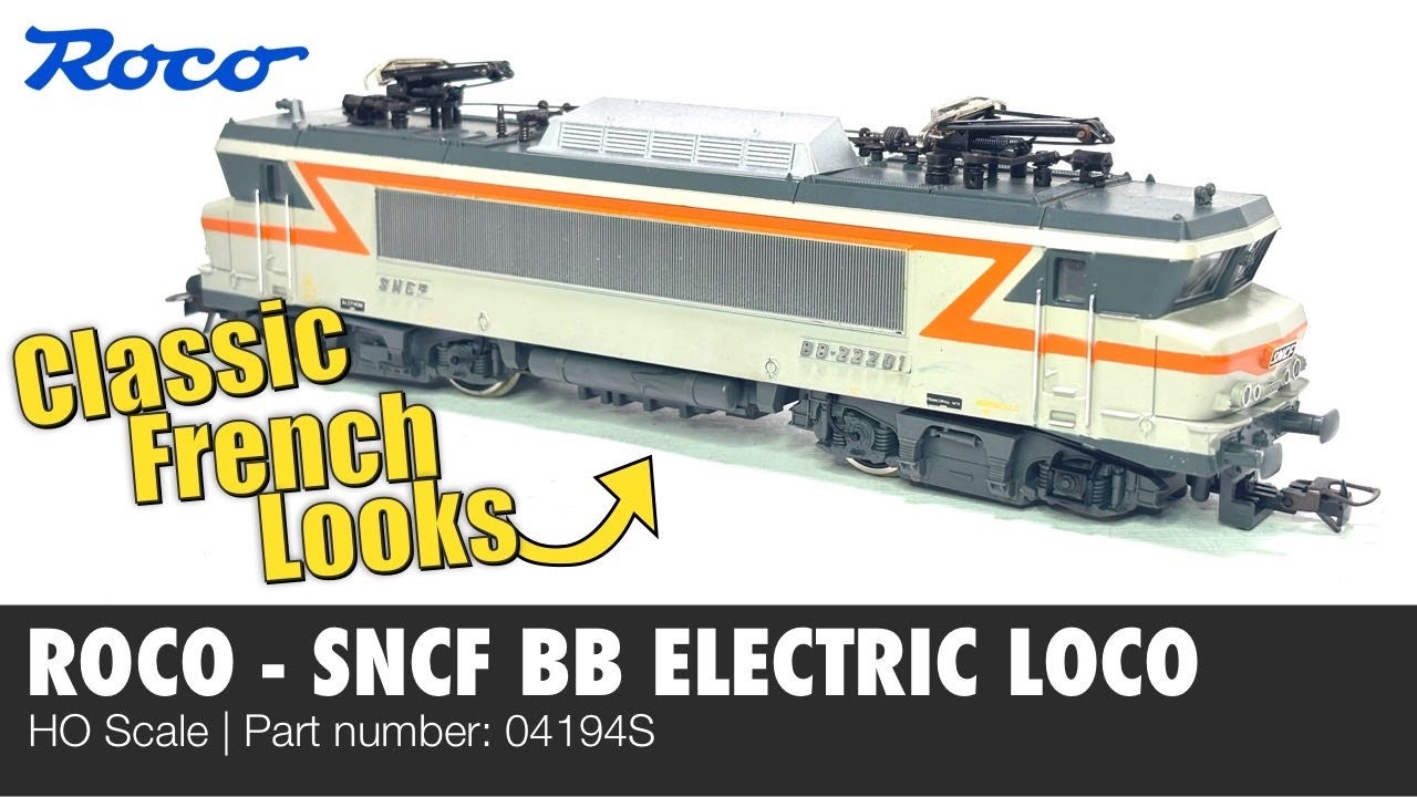 Классический французский электровоз класса BB компании SNCF специальной серии Roco — по-прежнему ...