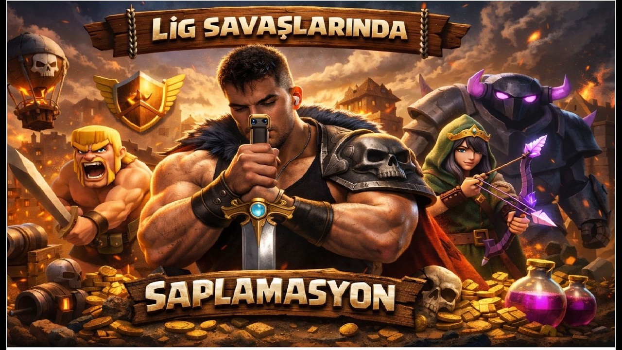 🔴CANLI LİG SAVAŞLARI VE KÖY İNCELEME #clashofclans