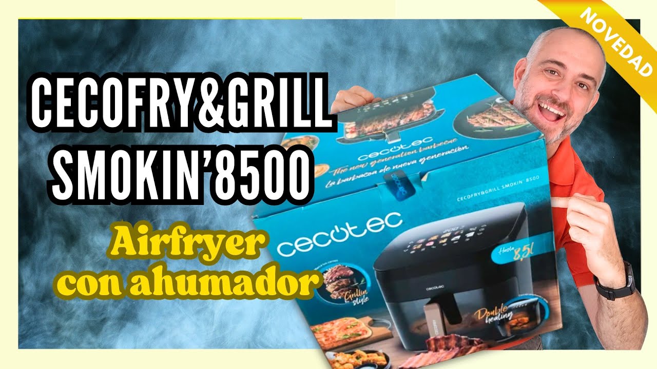 🥩 ¿SABE A PARRILLA? | Probando el AHUMADOR de la Cecofry&Grill Smokin'8500 | UNBOXING