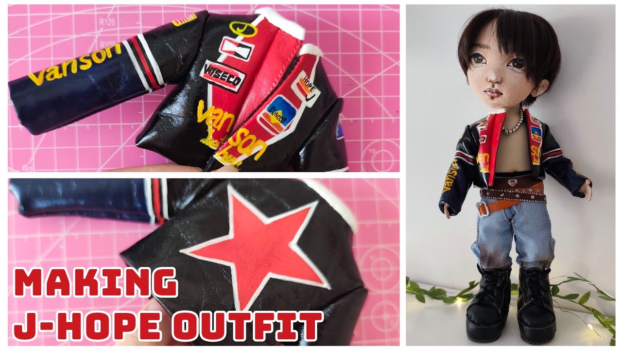 Making a J-hope Doll Outfit | Custom BTS Doll