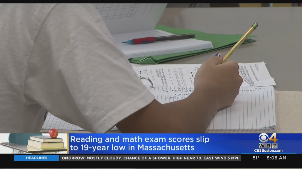 Massachusetts NAEP test scores fall to 19-year low, national results seen as 'serious wakeup call'