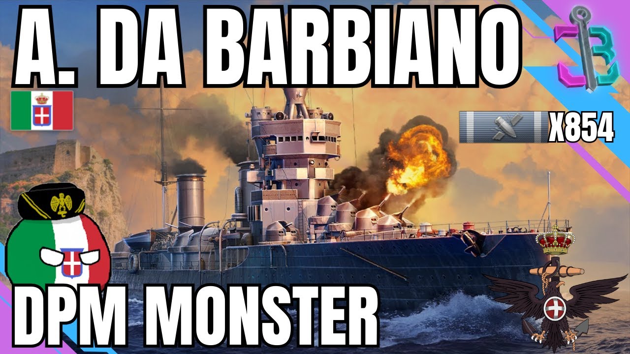 ALBERICO DA BARBIANO - Il nuovo gioiellino della Regia Marina italiana - World of Warships