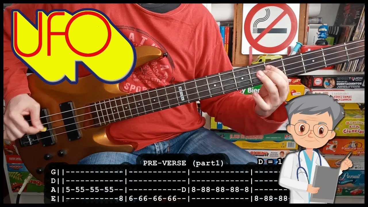 UFO - Doctor doctor 👨‍⚕️ (BASS TABS) [lyrics + PDF]