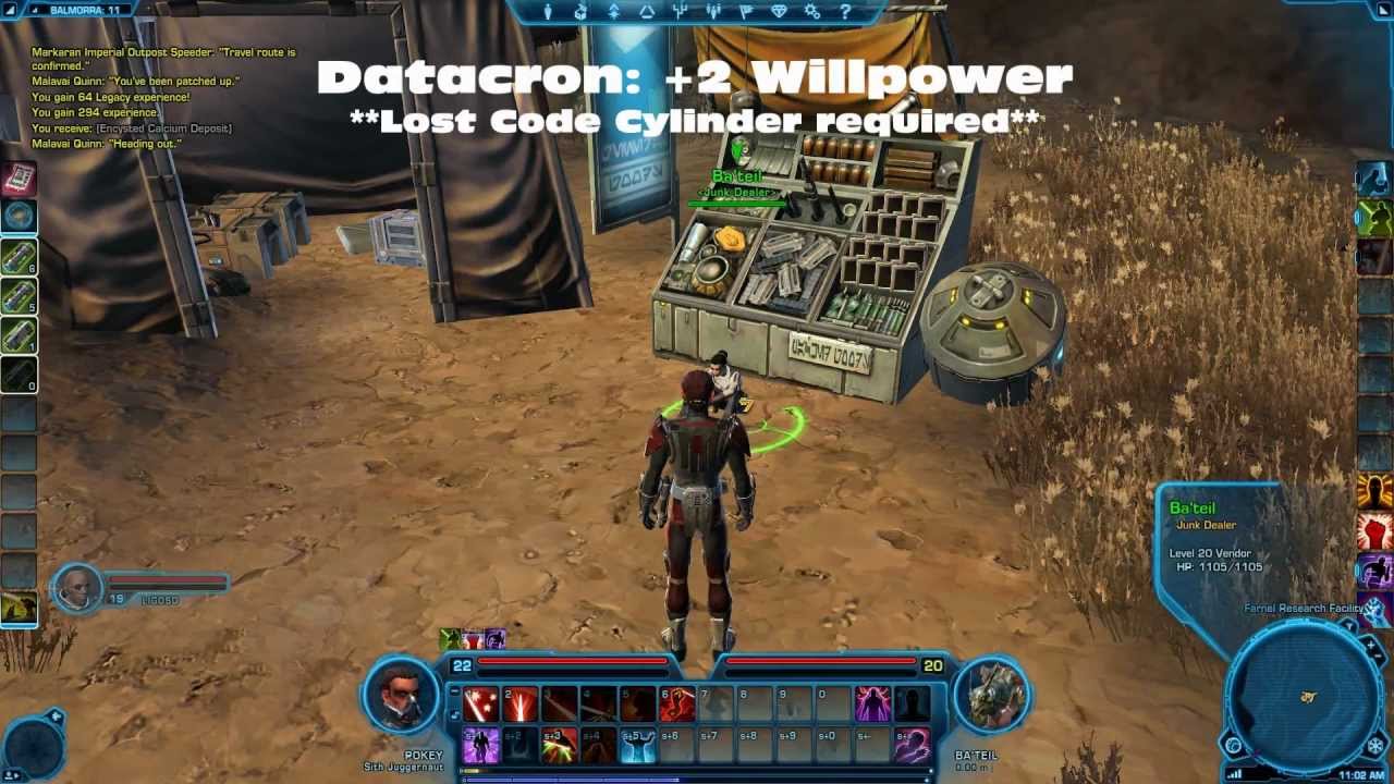 SWTOR Datacron Locations - Balmorra (Sith Empire)