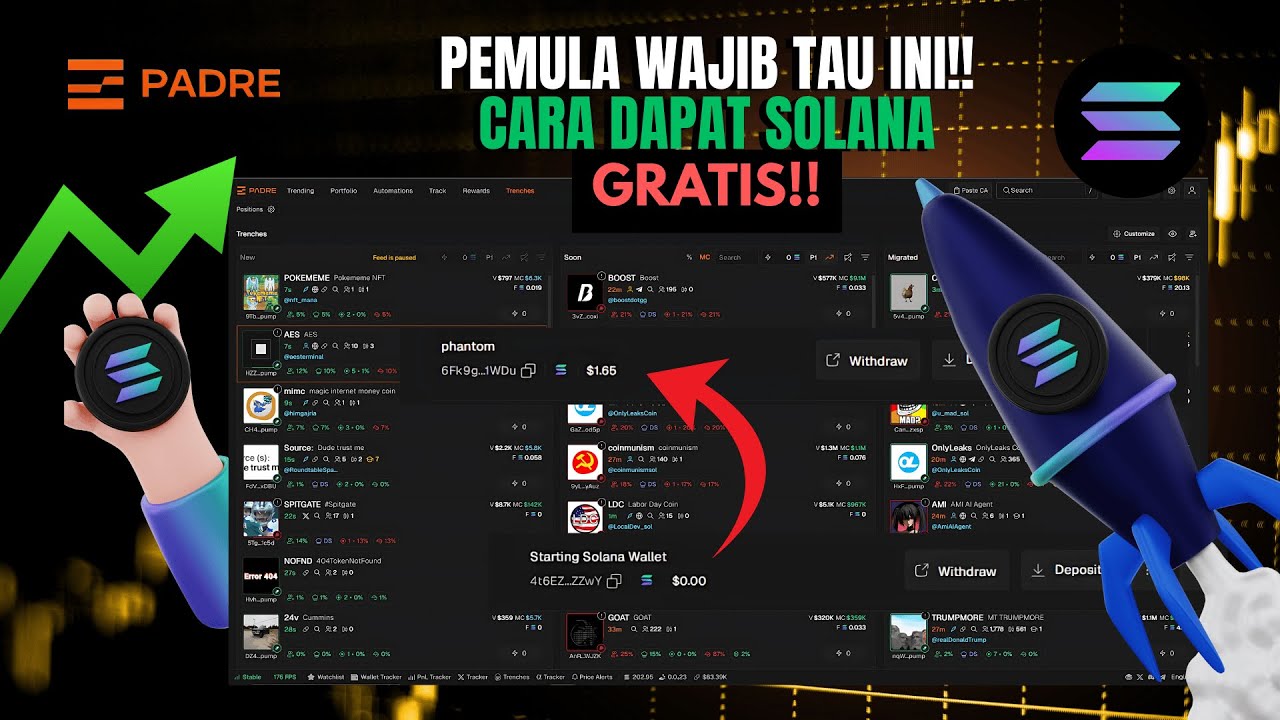 Tips & Trik Rahasia Memecoin‼️ Claim Solana Gratis Beneran Bisa Nambah‼️
