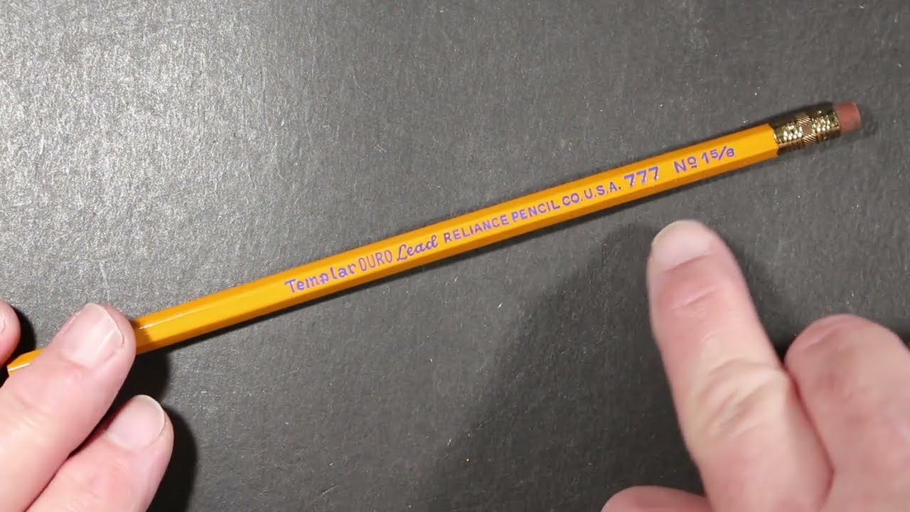 Vintage Pencil Review: Reliance Templar Duro Lead #1 5/8